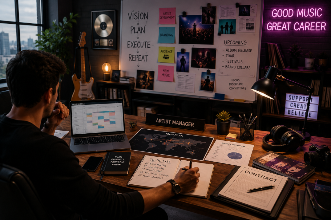 Music Artist Manager Career Guide: Skills, Responsibilities & How to Get Started